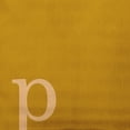 thumbnail image 2 of Simply Daisy 20" x 20" Modern Monogram Decorative Throw Pillow, Autumn Gold, 2 of 3