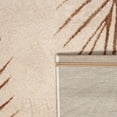 thumbnail image 4 of Paco Home Designer Rug with Textured Palm Leaf Pattern in Beige Brown, Size: 5'3" x 7'7", 4 of 4