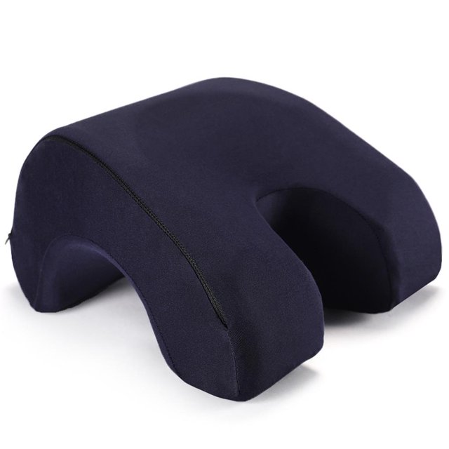 Almohada De Espuma Viscoelástica Para Siesta, Almohada Para Dormir En La Oficina, Almohada Para Mesa De Escuela, Almohada De Escritorio, Almohada Transpirable De Soporte Para El Cuello Para Relajarse Yuarrent HA023410-00