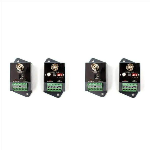 2X Balun de VíDeo Activo de un Solo Canal para Transceptor de VíDeo HD Activo CCTV HD-TVI CVI AHD