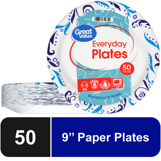 Great Value Disposable Plates in Disposable Tableware 