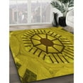 thumbnail image 3 of Ahgly Company Machine Washable Indoor Rectangle Transitional Oak Brown Area Rugs, 6' x 9', 3 of 7