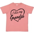 thumbnail image 3 of Inktastic I Love My Grandpa in Black Chalk Heart Boys or Girls Toddler T-Shirt, 3 of 5