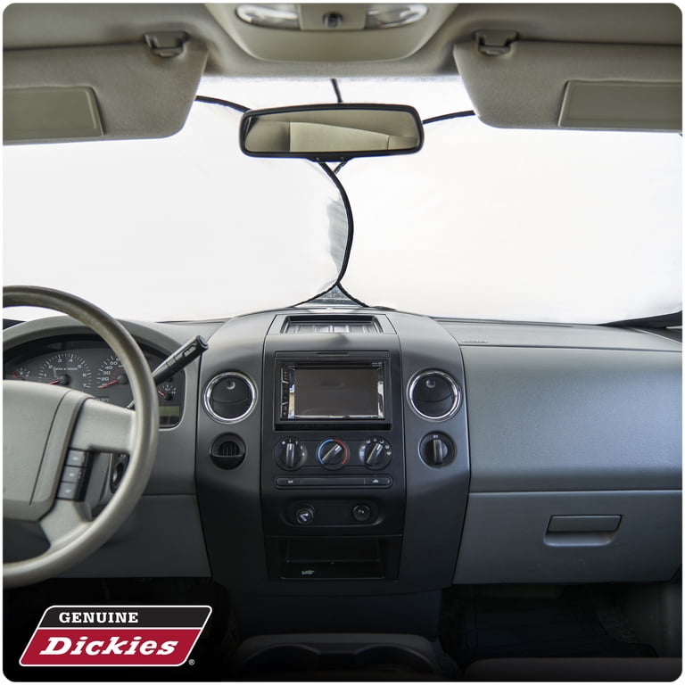 Genuine Dickies White with Black Corners Magic Foldable Sunshade