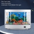 thumbnail image 3 of Aquarium Decorative Lamp, Artificial Tropical Fish Tank Motion Night Light Virtual Moving Imitating Ocean, Simulated Ornamental Fish Lamp, Miniature LED Ocean Light, 3 of 7