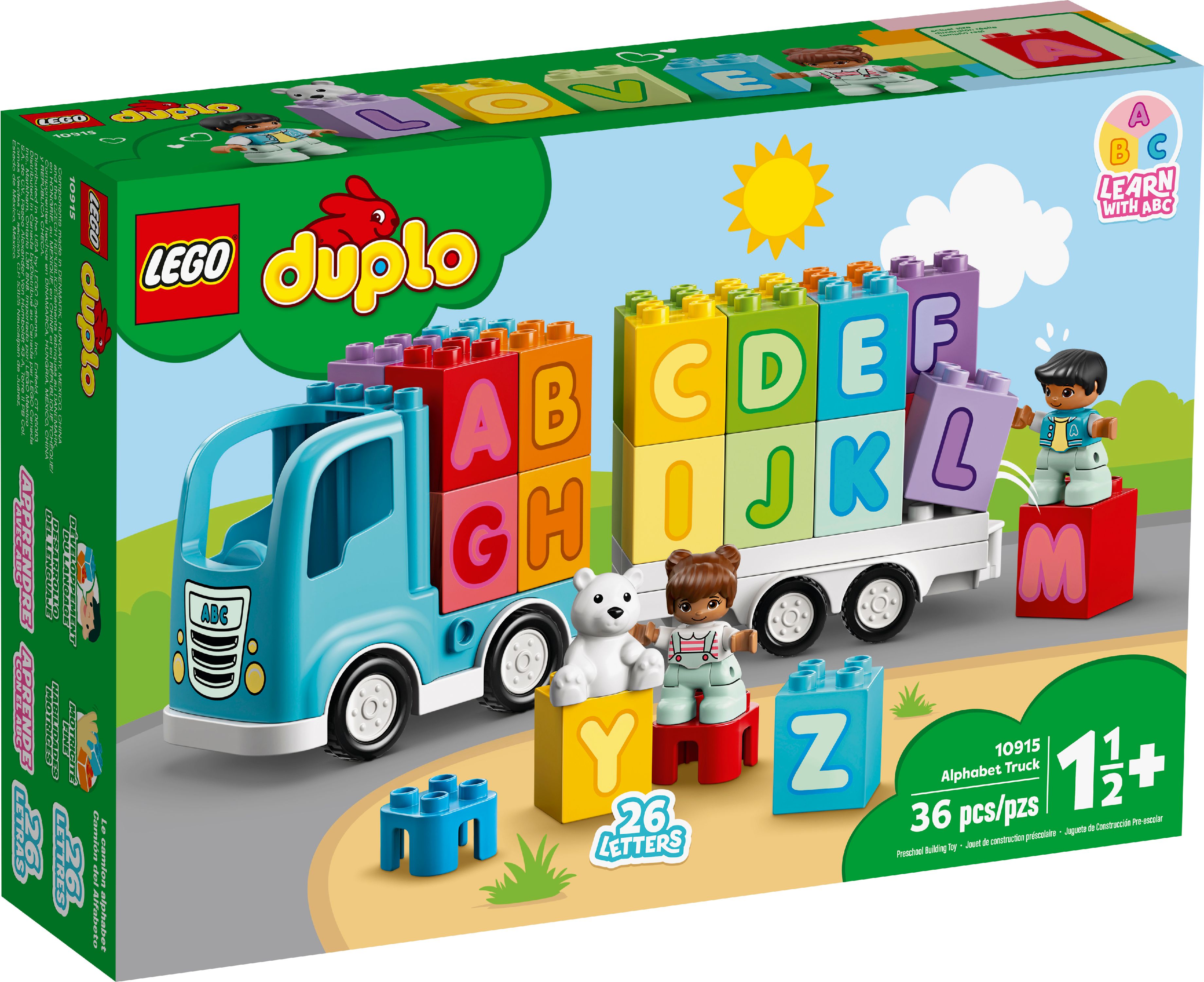 LEGO DUPLO My First Alphabet Truck 10915 Educational Building Toy for Toddlers (36 Pieces) - image 5 of 12