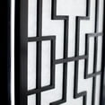 thumbnail image 2 of Roundhill Furniture Sudoku Paper and Wood 3-Panel Room Divider Screen in Black, 2 of 6