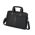 thumbnail image 2 of Bolso De Negocios Para Hombre, Maletín, Bolso Para Portátil, Bolso De Hombro Para Viajes De Negocios, Piel Sintética, Película Negra Película de cuero PU negra, 2 of 8