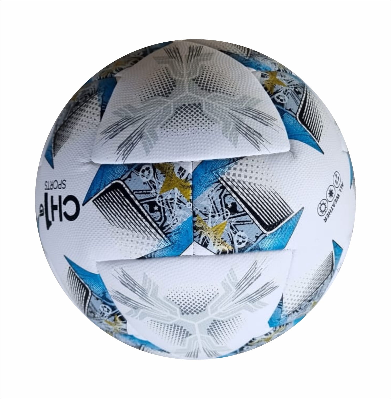 Hybrid Soccer Ball CH1SPORTS Apollo Official Size Professional 14 Panels Professional