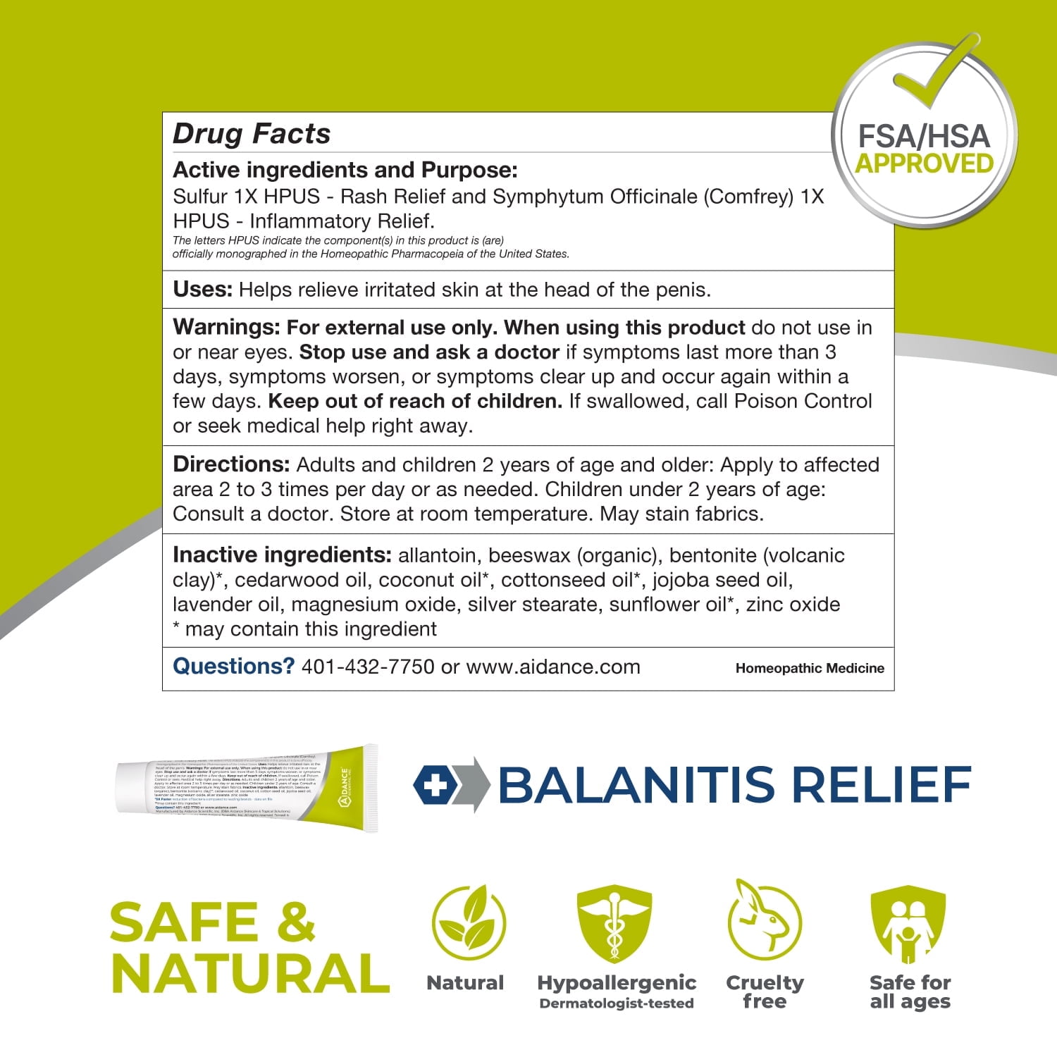 Terrasil Balanitis Relief Ointment (1oz)
