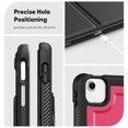 thumbnail image 7 of FJLBDE Case for iPad Air 13 Inch M3 2025 / M2 2024 12.9 inch (3rd/4th Gen), 360 Rotating Stand iPad Protective Case Cover with Auto Wake/Sleep, Red, 7 of 7