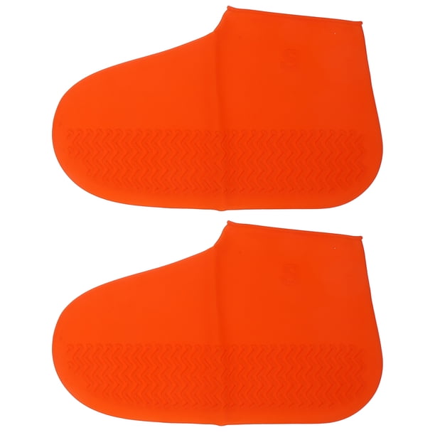 1 par de fundas de silicona para zapatos, impermeables, antideslizantes, resistentes a la lluvia, para viajes al aire libre, talla S