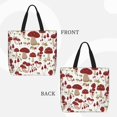 thumbnail image 2 of Balery Mushroom Bolsa de Mano para Mujeres con Cremallera, Bolsa de Gimnasio con Compartimentos, Bolsa para Laptop, Bolsa para Trabajo, 2 of 7