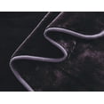 thumbnail image 5 of Chezmoi Collection Heavy Thick Korean Style Faux Mink Blanket Single Ply 9 Lbs, 750GSM Silky Soft Plush Raschel Mink Blanket, 92" x 106" US King Size, Solid Dusty Purple Mauve, 5 of 8