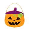 BuleStore Halloween Pumpkin Lantern Light DIY Craft Sewing Felts Kit Sewing Toy For Kids