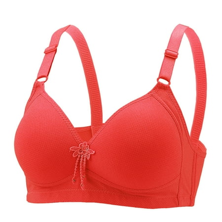 MQLKF Women Plus Szie Daily Every Day Push Up Breathable Underwear Bra Bralettes Sexy Elegant Breathable Women Nightwear