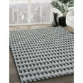 thumbnail image 2 of Ahgly Company Indoor Round Patterned Silver Gray Novelty Area Rugs, 6' Round, 2 of 6
