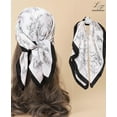 thumbnail image 6 of CAILDANL Satin Bandanas Head Scarf For Women Hair Scarves Accessories Lightweight Fashion Wrap Neck Silk Sleeping Headscarf, 6 of 6