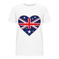 thumbnail image 4 of SELONE Casual Shirts for Women Independence Day Short Sleeve Crewneck Patriotic Apparel Red White Blue Wear Clothes 4th July Gifts Activewear S, 4 of 5