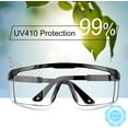 thumbnail image 3 of Gafas de seguridad protectoras, gafas de seguridad y antiparras con protectores laterales transparentes, resistentes a rayones, salpicaduras, impactos y protección UV para hombres y mujeres., 3 of 8