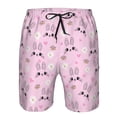 thumbnail image 3 of Balery Rabbit Face Traje de Baño Estilo Hawaiano para Hombre, Shorts de Secado Rápido con Bolsillos-Medium, 3 of 6
