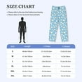thumbnail image 4 of Hirioo Blue Popcorn for Women's PJ Pajama Pants Sleep Pants Women's Home Trousers with Pockets,S-3XL-X-Large, 4 of 6