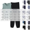thumbnail image 3 of Qiyinn Men's Cotton Pajama Set | Breathable Soft Long Sleeve Sleepwear for Night, Lounge, Home, 3 of 5
