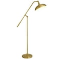 thumbnail image 2 of Evelyn&Zoe Devon Boom Arm Floor Lamp with Metal Shade, Brass/Brass, 2 of 7