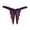 Z03-Purple, variant on COMVALUE Women's Lace Boyshort Crotchless Sexy Panty Crisscross Strappy Underwear Plus Size Hipster Brief (White, M)