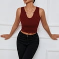 thumbnail image 5 of B91xZ Womens Workout Tops Athletic Racerback Sports Tank Tops,Red M, 5 of 5