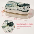 thumbnail image 5 of Cartoon Snow Scenery Velvet Portable Jewelry Organizer Box with Removable Compartment - Earring Holder and Gift Jewelry Box, 5 of 7