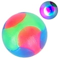 thumbnail image 2 of Pet Shining Dog Chew Ball Rubber Colorful Bite Resistant Grind Tooth Educational Toy, 2 of 14
