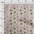 thumbnail image 2 of oneOone Silk Tabby Light Brown Fabric Travel Craft Projects Decor Fabric Printed By The Yard 42 Inch Wide, 2 of 5