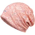 thumbnail image 1 of Hotfix Rhinestone Embossed Lace Beanie Hat, Solid Color Trendy Skull Cap, Lightweight Casual Hair Accessories For Women, 1 of 5