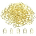 thumbnail image 1 of Unique Bargains 1 Paper Clip Heart-Shaped Cute Decorative Fun Clips Bookmarks 0.8 Inch Gold Tone, Pack of 100, 1 of 5