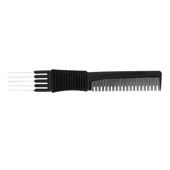 Salon Teasing Back Combs with Metal Pick Lifting Fluffing Comb Hair Styling Comb