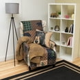 thumbnail image 2 of Your Lifestyle by Donna Sharp Brown Bear Cabin Chair Sofa Cover, 2 of 4