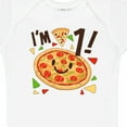 thumbnail image 4 of Inktastic I'm One Pizza Birthday Party Boys or Girls Baby Bodysuit, 4 of 5