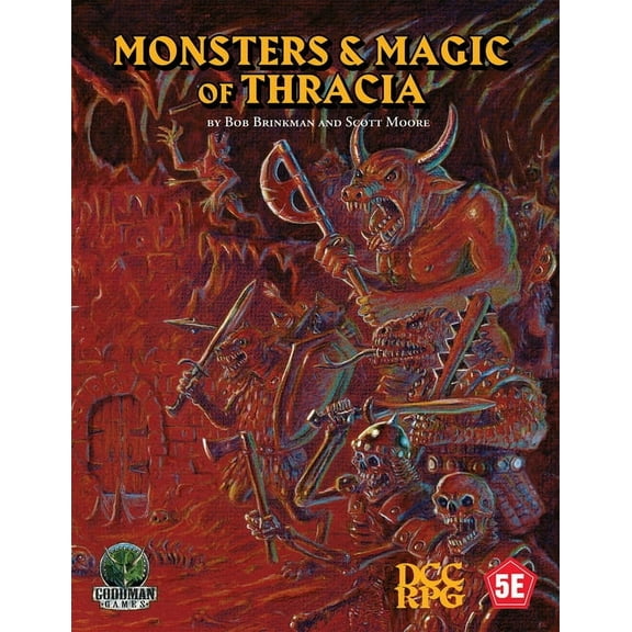 Monsters & Magic of Thracia (5e dcc), (Paperback)