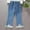Sky Blue, variant on SNKSDGM Girls Cargo Pants Size 14-16 Green Girls Jeans Spring and Autumn 2025 New Children'sElastic Flared Pants Little Girls Casual Pants 100/L