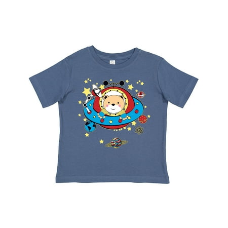 

Inktastic UFO Space Bear Gift Toddler Boy or Toddler Girl T-Shirt