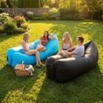 thumbnail image 3 of Inflatable Air Sofa Portable Fast-Inflate Waterproof Lounger for Beach Camping Pool Travel, 3 of 8