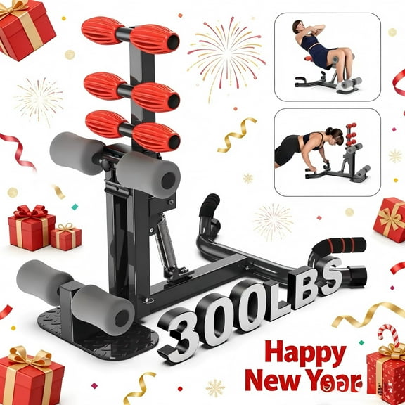 LNOW Adjustable Deep Squat Machine for Glutes & Legs -Core Leg Strengthener for Home Gym Workouts
