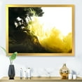 thumbnail image 3 of Designart 'Abstract Of Yellow Meeting Black' Modern Framed Art Print, 3 of 4