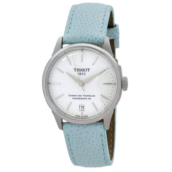 Tissot Chemin des Tourelles Powermatic 80 Automatic White Dial Ladies Watch T139.207.16.011.00