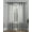 gray, variant on 2 Piece Set Empire Home Solid Sheer Voile Window Curtain Panels w/ 6 Grommets