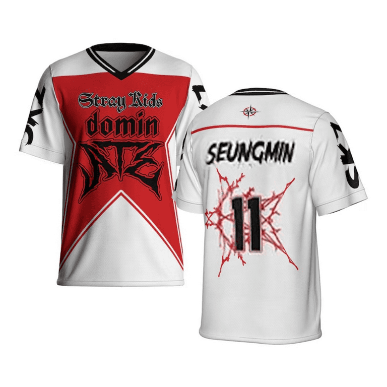 Stray Kids World Tour dominATE バスケユニフォーム Stray Kids dominATE World Tour Basketball Jersey