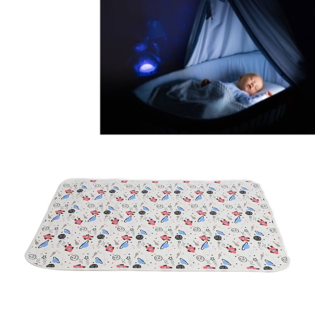 Incontinence Bed Pad, Soft Comfortable Breathable Sweat Absorption Impermeable Waterproof Incontinence Pad Water Absorption for Daily Use