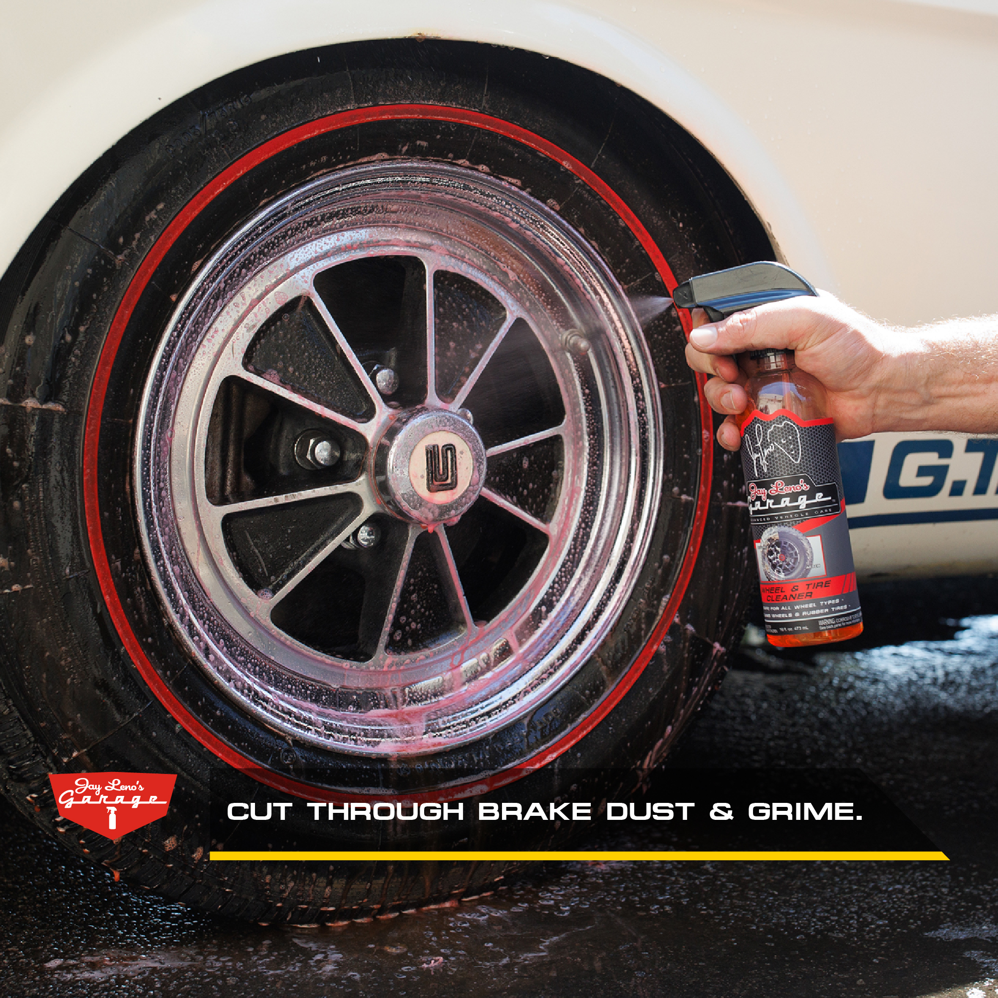 Jay Leno's Garage 11-Piece Car Detailing Kit with Ceramic Coating – Complete Wash, Dry, Tire & Wheel Set