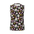 thumbnail image 6 of Picia Daisies Flowers mens Cotton Tank Undershirts , Moisture-wicking Ribbed Tanks, Lightweight Cotton Tank Undershirts-3X-Large, 6 of 8